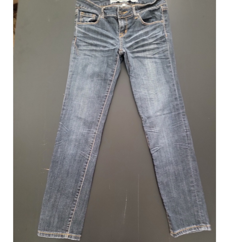 Charlotte Russe Everyday Skinny Jeans Blue Medium Wash Low Rise Womens Size 0S